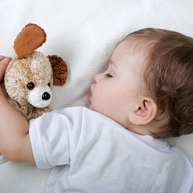 baby sleep stuffed animal