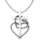 Hearts Embraced Pendant Necklace